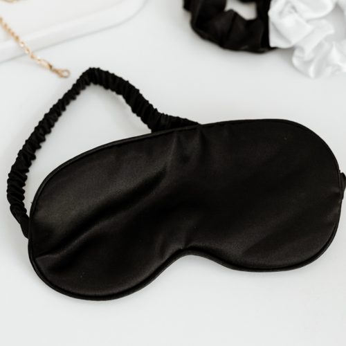 Black Satin | Eye Mask