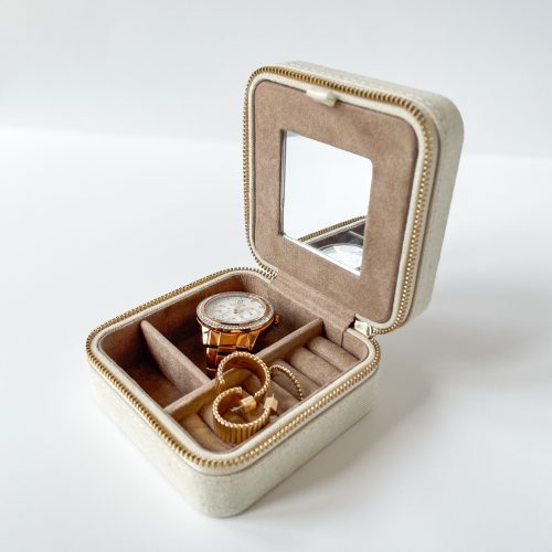 Linen Jewellery Box