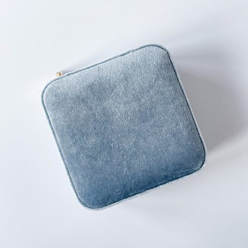 Blue | Velvet Jewellery Box