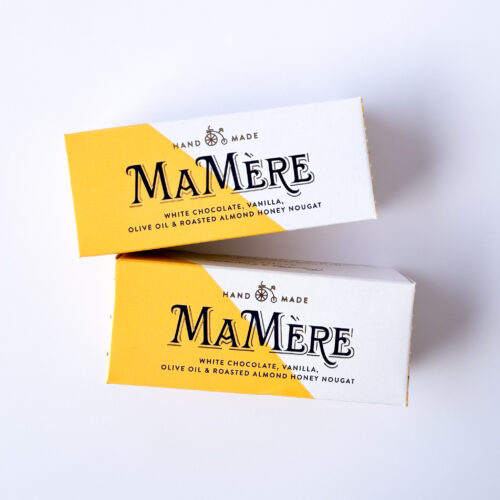 White Chocolate, Vanilla, Olive Oil & Almond Nougat | Mini